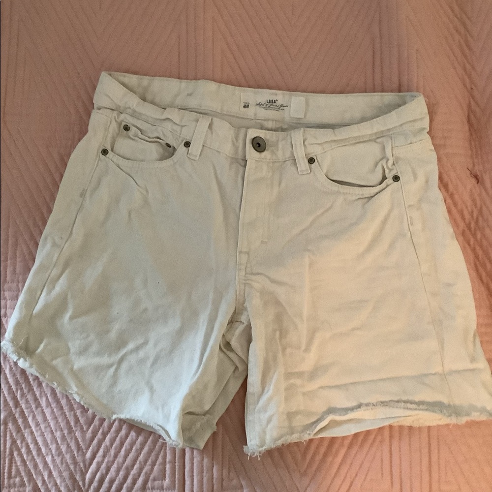 L.O.G.G. By H&M White shorts